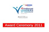 Award Ceremony- IndiaMART Leaders of Tomorrow Awards 2011
