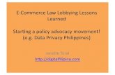 Creating a Policy Advocacy Movement