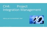 PMP PMBOK5 Ch4 integration management