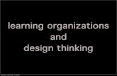 Learning organisations and design thinking