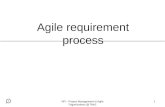 Project Management in Agile Organizations - Agile Requirements