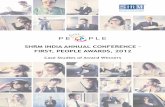 SHRM India Annual Conference - First, People Awards, 2012