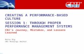 Creating Performance Based Culture trough Performance Management Systems