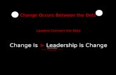 Leadership is change