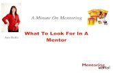 5. what to look for in a mentor