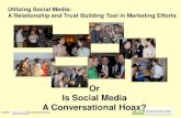 Is Social Media A Conversation Hoax?