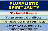 [Father Alengaden] Pluralistic Spirituality: A way to respond to fundamentalist