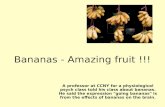 Bananas Amazing Fruit