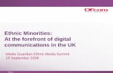 Ethnic Minorities: At the forefront of digital communications in the UK - Ofcom Report