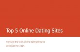 Top 5 online dating sites - eharmony, match.com, and more