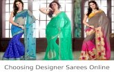 Choosing designer sarees online