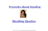 Stealing proverbs
