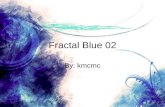 Powerpoint Template Free Fractal Blue 02