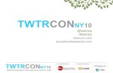 TWTRCON NY 10 Real-Time Tools: StrongMail | Michele Doyle