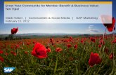 Grow your community for member benefit & business value by mark yolton