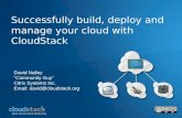Successfully deploy build manage your cloud with cloud stack2