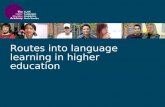Routes Into Language Learning In Higher Education