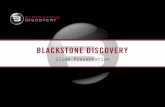 BlackStone Discovery Presentation