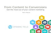 From Content to Conversions: Get the most out of your content marketing