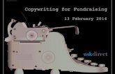 Fundraising Ireland copywriting for fundraising masterclass