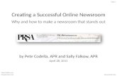 Creating a Successful Online Newsroom with Pete Codella and Sally Falkow