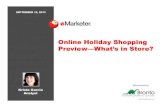 eMarketer Webinar: Online Holiday Shopping Preview—What’s In Store?