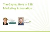 The Gaping Hole in B2B Marketing Automation