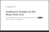 Webinar Audience Insight in the Real-time Era