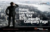 Making Connections with Your B2B LinkedIn Company Page