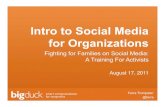 Intro to Social Media for Organizations