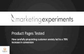 ME - Product Pages Tested