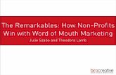 Julie Szabo & Theodora Lamb - The Remarkables: How Nonprofits Win with Movement Marketing