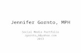 Jennifer Gornto, MPH Social Media Portfolio