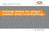 Using data to align sales and marketing