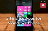 5 Finance Apps For Windows Phone