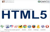 Designing & Developing mLearning using HTML5 #mlearncon