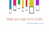 Make app more visible in App store or marketplace