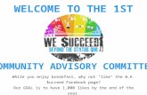 W.E. $UCCEED Community Advisory Committee June 19th