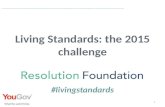Living standards the 2015 challenge - Conservatives
