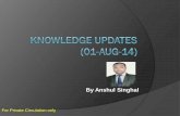 Knowledge update 1 aug-14