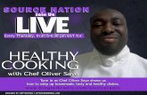 Healthy cooking  with Chef Oliver  bowtie