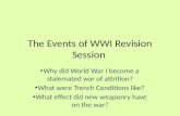 How did WWI end up in the Trenches?