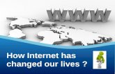 How Internet has changed our lives !!!