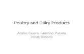 Poultry and dairy products prex