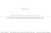 Contrat de Quartier CINÉMA • BELLE-VUE. / Wijkcontract CINEMA • BELLE-VUE