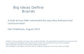 Big ideas define brands. A Nike case study