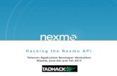 Nexmo presentation at TADHack