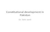 Constitutional devolopment in pakistan 1947 to 18th Amenment.