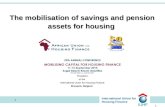 African Union for Housing Finance Conference: Mobilising savings and pension assets