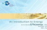 HEC Presentation about IPEEC and EE